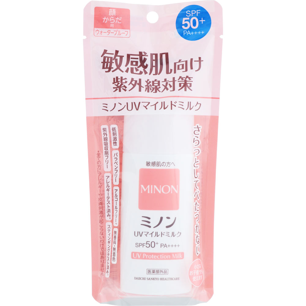ミノン ＵＶマイルドミルク ８０ｍｌ 第一三共ヘルスケア (医薬部外品)