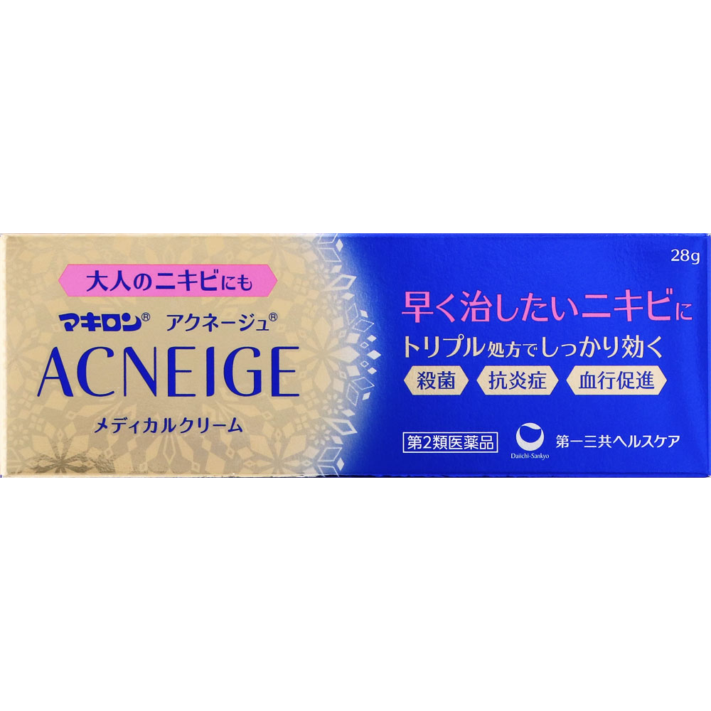 マキロンアクネージュメディカルクリーム ２８ｇ 第一三共ヘルスケア 【第2類医薬品】