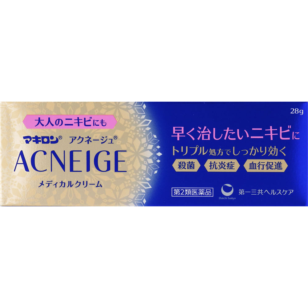 マキロンアクネージュメディカルクリーム ２８ｇ 第一三共ヘルスケア 【第2類医薬品】