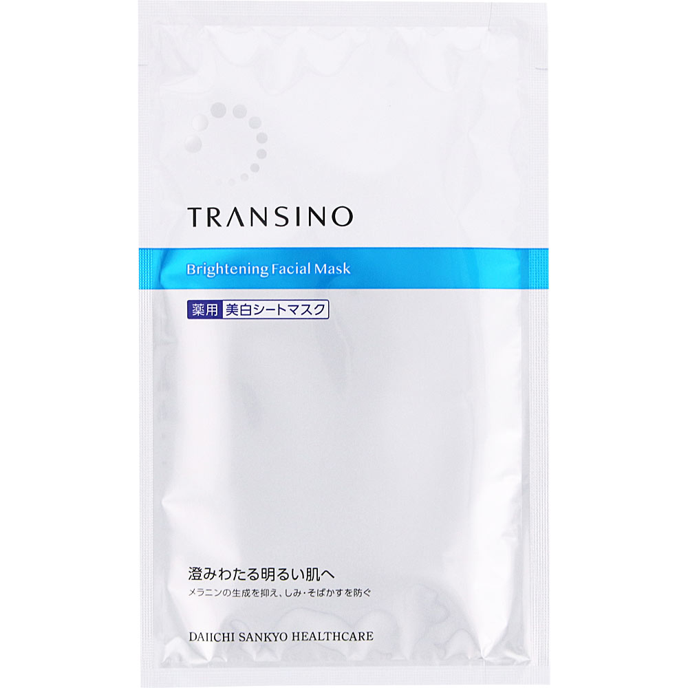 トランシーノ薬用ブライトニングフェイシャルマスク ２０ｍｌ×４枚 第一三共ヘルスケア (医薬部外品)