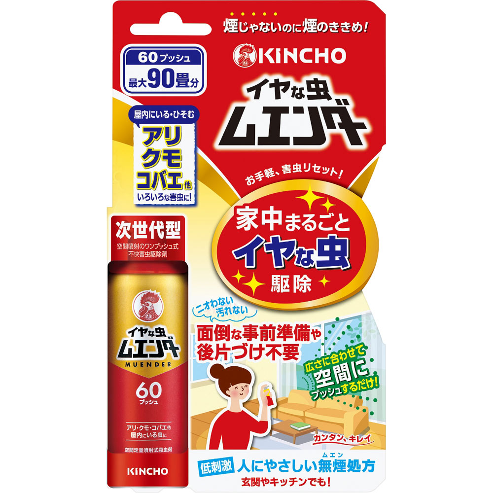 イヤな虫ムエンダー６０プッシュ ３０ｍｌ 大日本除蟲菊