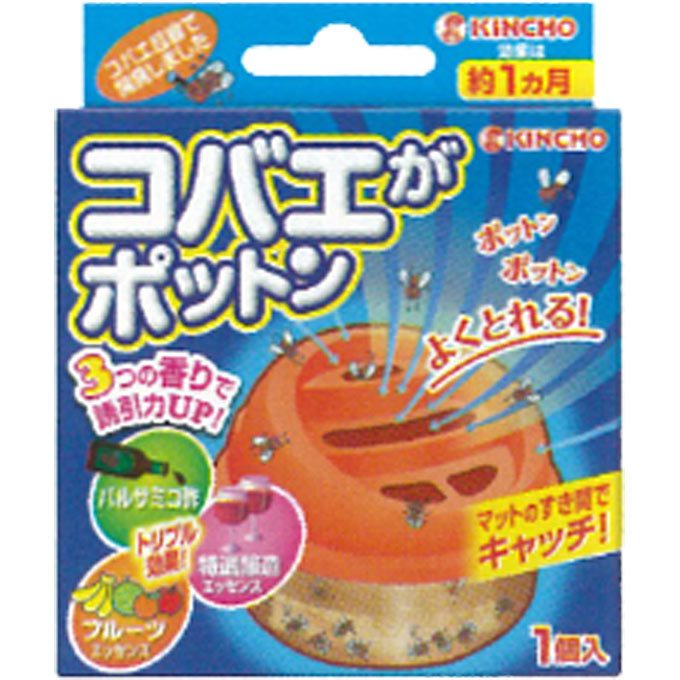 コバエがポットン 置くタイプ １個 大日本除蟲菊