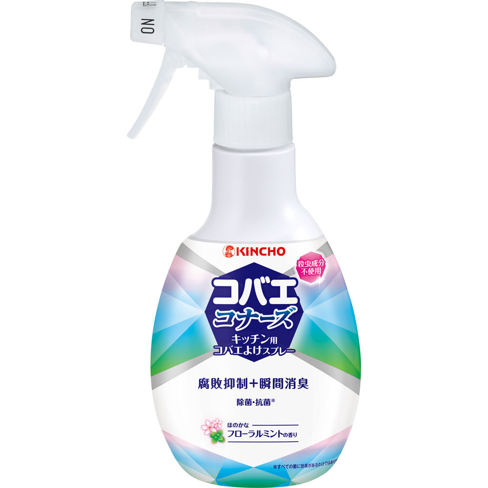 コバエコナーズ キッチン用スプレー 腐敗抑制 フローラルミントの香り ２５０ｍｌ 大日本除蟲菊