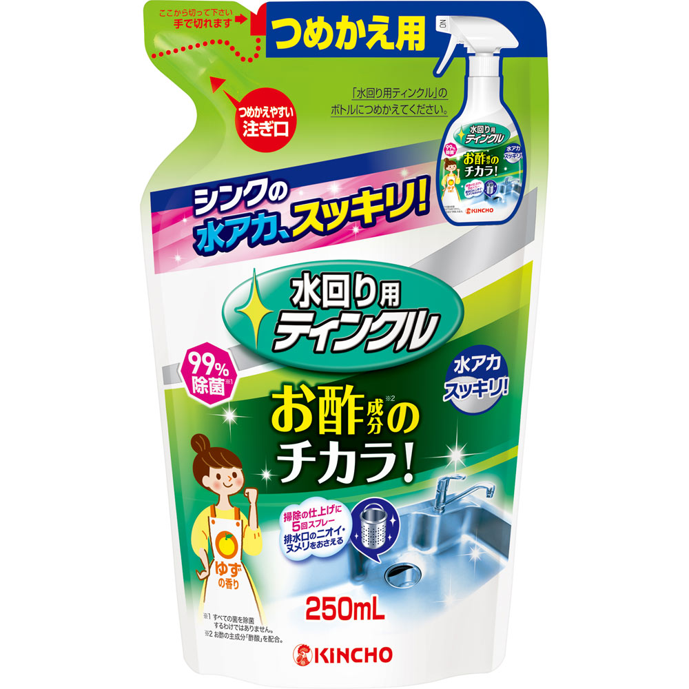水回り用ティンクル　防臭プラスＶ　つめかえ用 ２５０ｍｌ 大日本除蟲菊