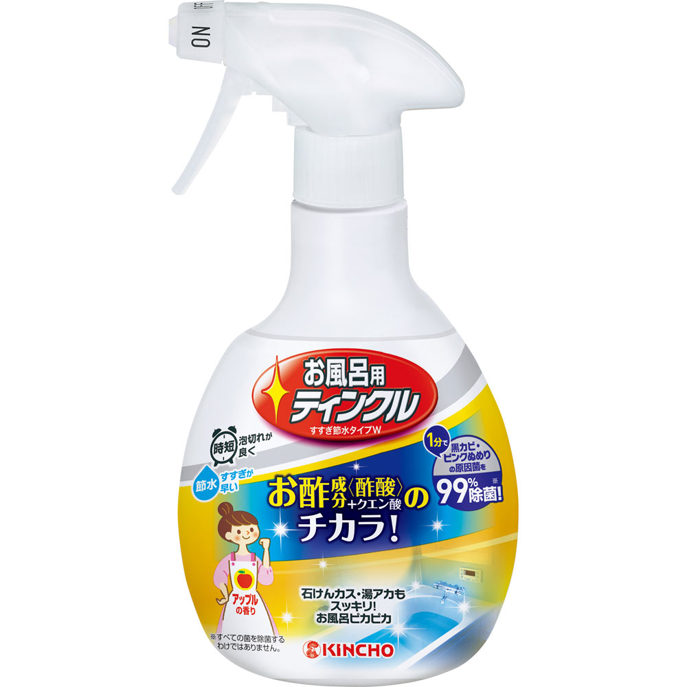 お風呂用ティンクル 浴室・浴槽洗剤 水垢落とし スプレー ４００ｍｌ 大日本除蟲菊