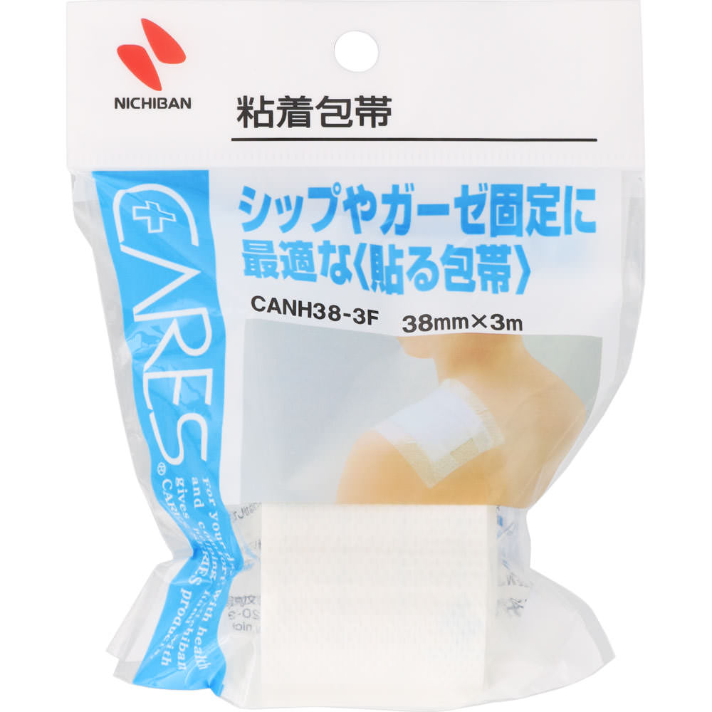 ケアーズ 粘着包帯 38mm×3m ＮＯ．３８－３Ｆ ニチバン