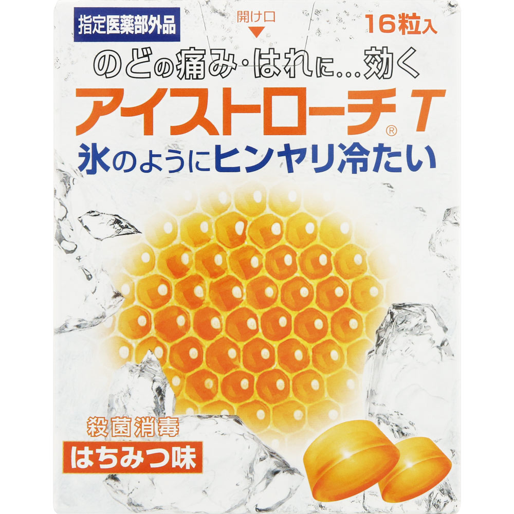 アイストローチＴ（はちみつ味） １６粒 日本臓器製薬 (指定医薬部外品)
