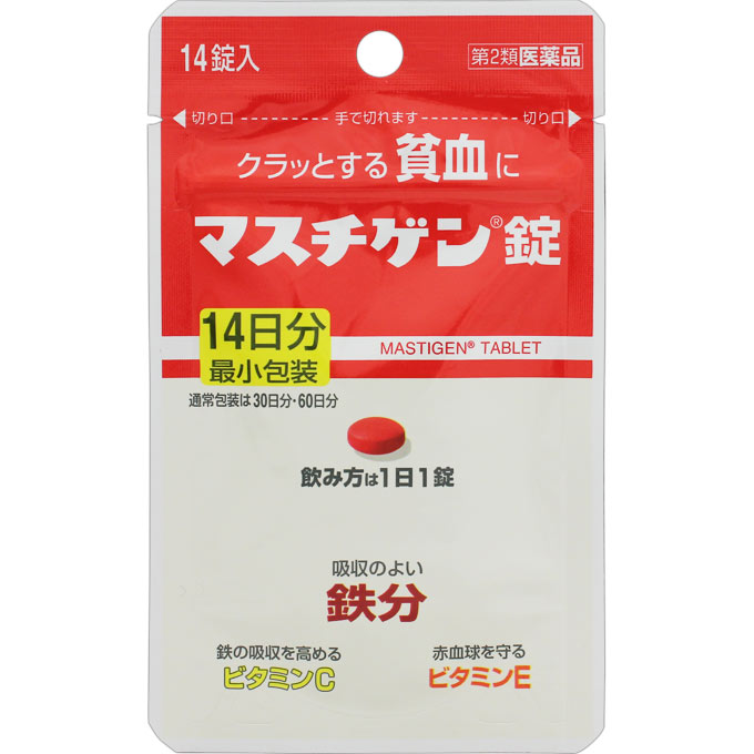マスチゲン錠 １４錠 日本臓器製薬 【第2類医薬品】