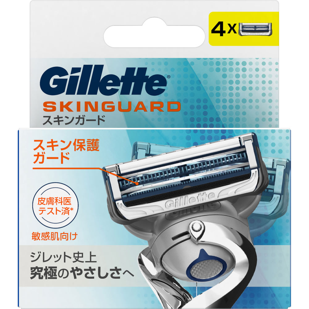 ジレット スキンガード マニュアル 替刃４個入 Ｐ＆Ｇジャパン
