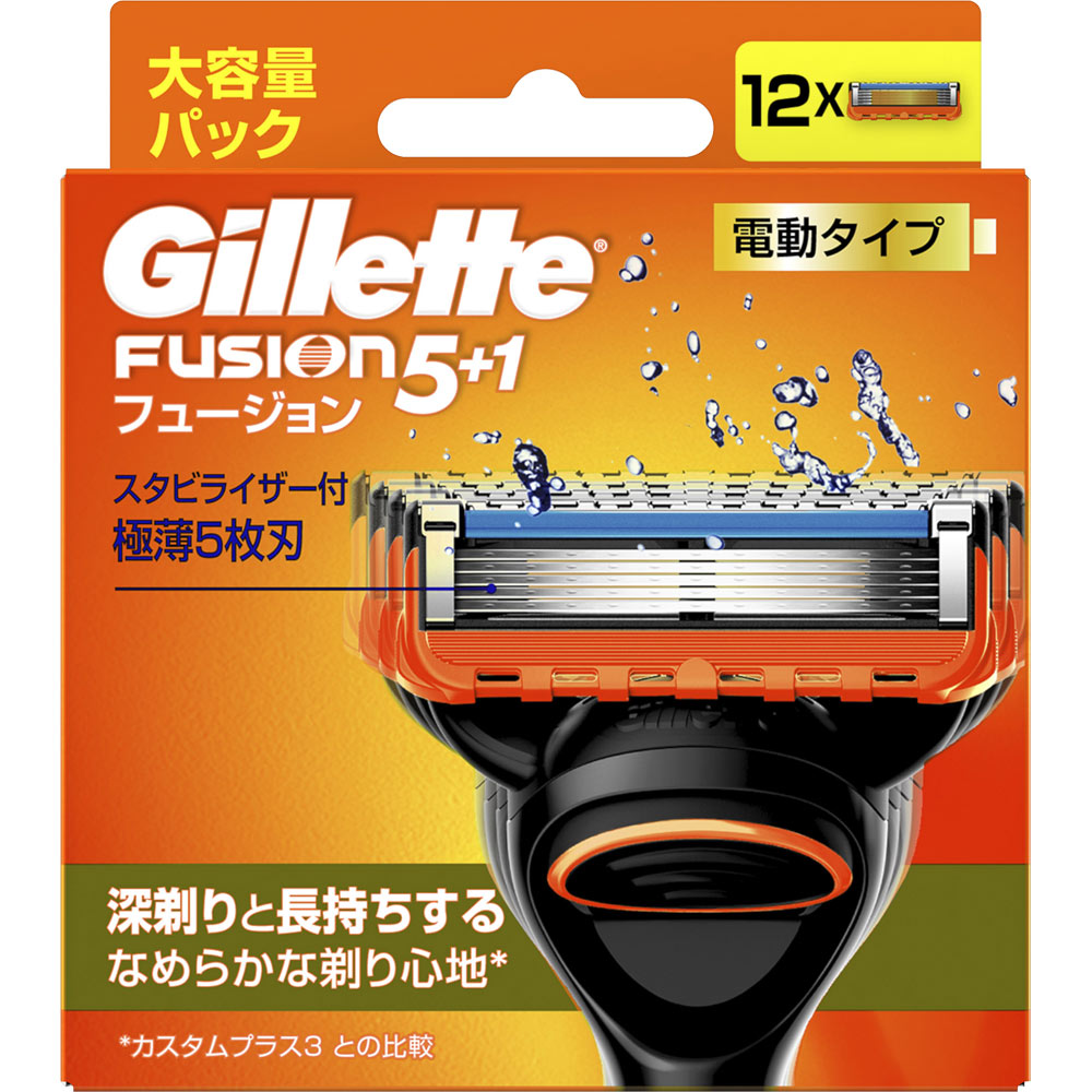 ジレット フュージョン パワー 替刃１２個 Ｐ＆Ｇジャパン