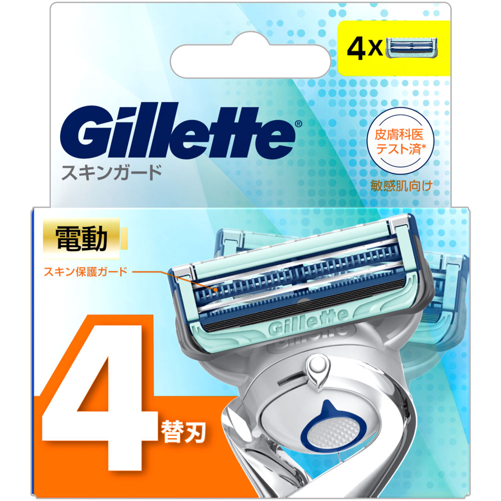 ジレット スキンガード パワー 替刃４個入 Ｐ＆Ｇジャパン