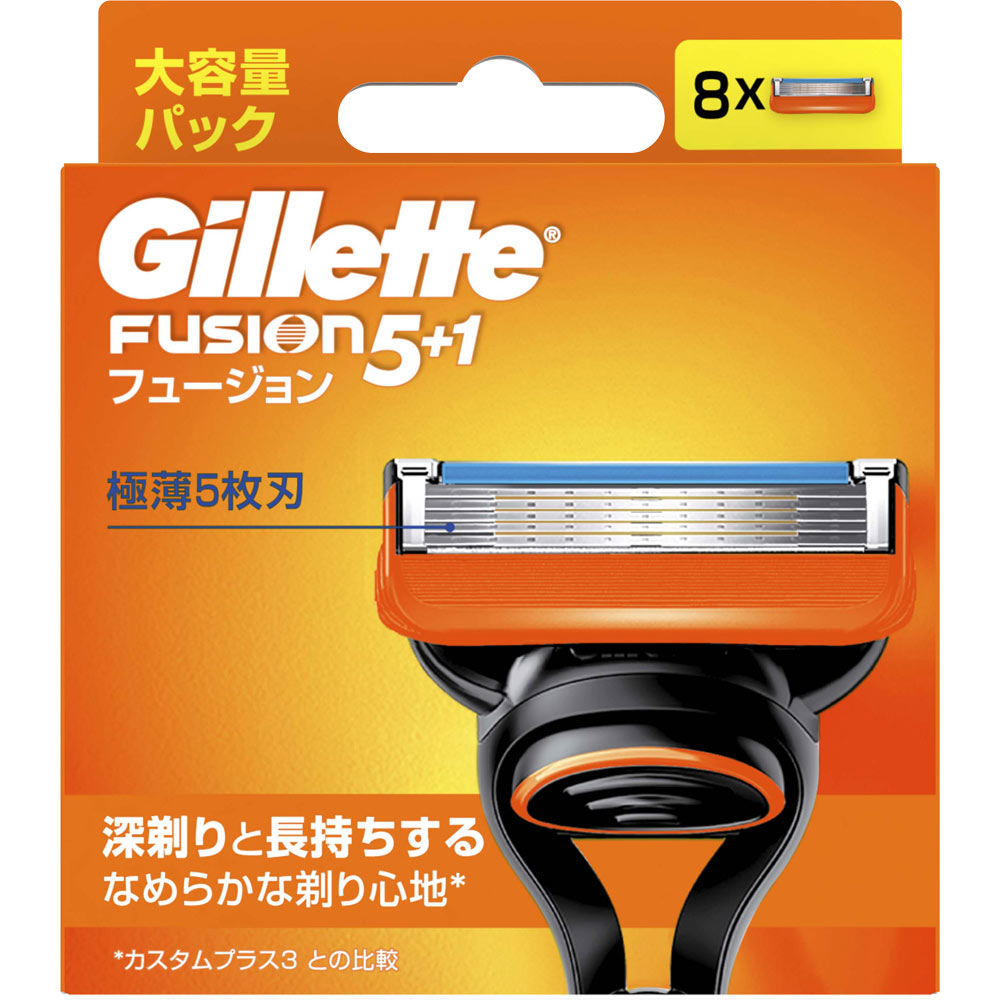 ジレット フュージョン マニュアル 替刃８個 Ｐ＆Ｇジャパン