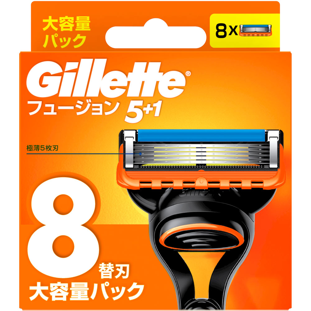 ジレット フュージョン マニュアル 替刃８個 Ｐ＆Ｇジャパン