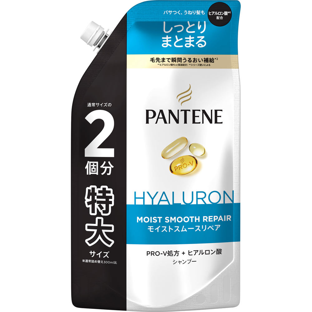 パンテーン　モイストスムースケア　シャンプー　つめかえ特大サイズ ６００ｍｌ Ｐ＆Ｇジャパン