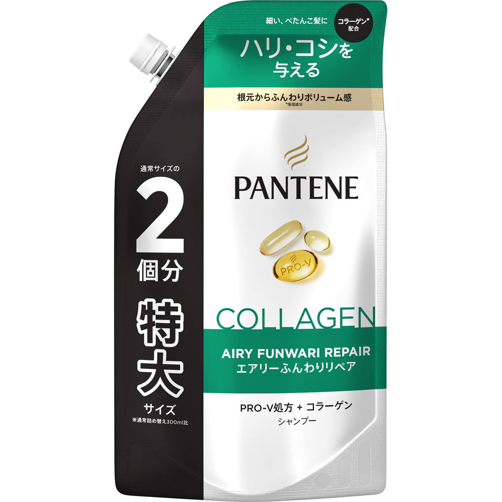 パンテーン　エアリーふんわりケアシャンプーつめかえ特大サイズ ６００ｍｌ Ｐ＆Ｇジャパン