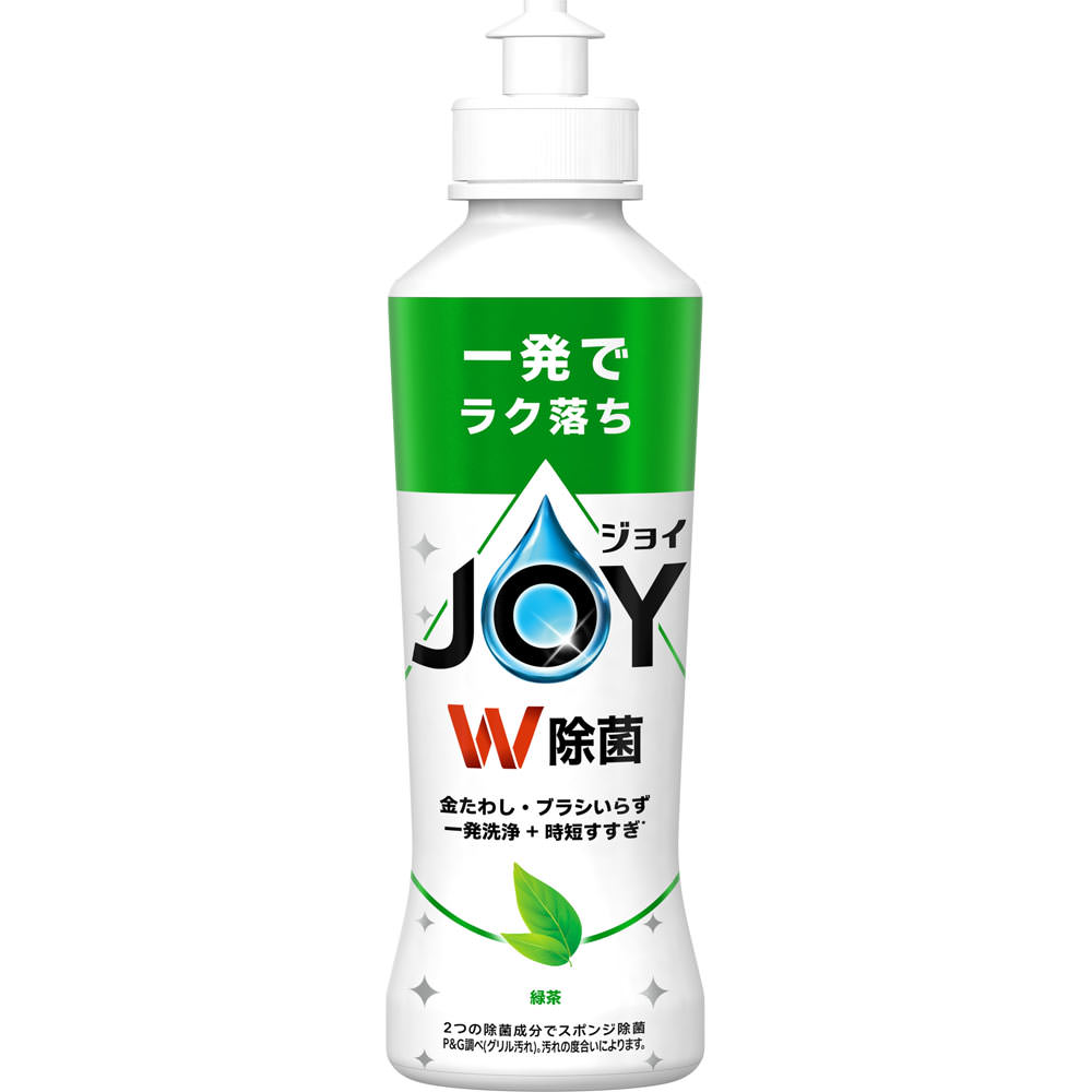 ジョイ Ｗ除菌 食器用洗剤 緑茶 本体 １７０ｍｌ Ｐ＆Ｇジャパン