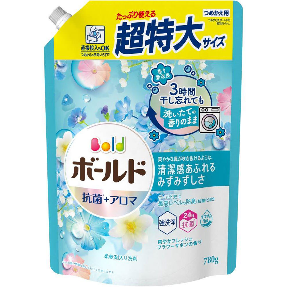 ボールドジェル 爽やかフレッシュフラワーサボンの香り つめかえ