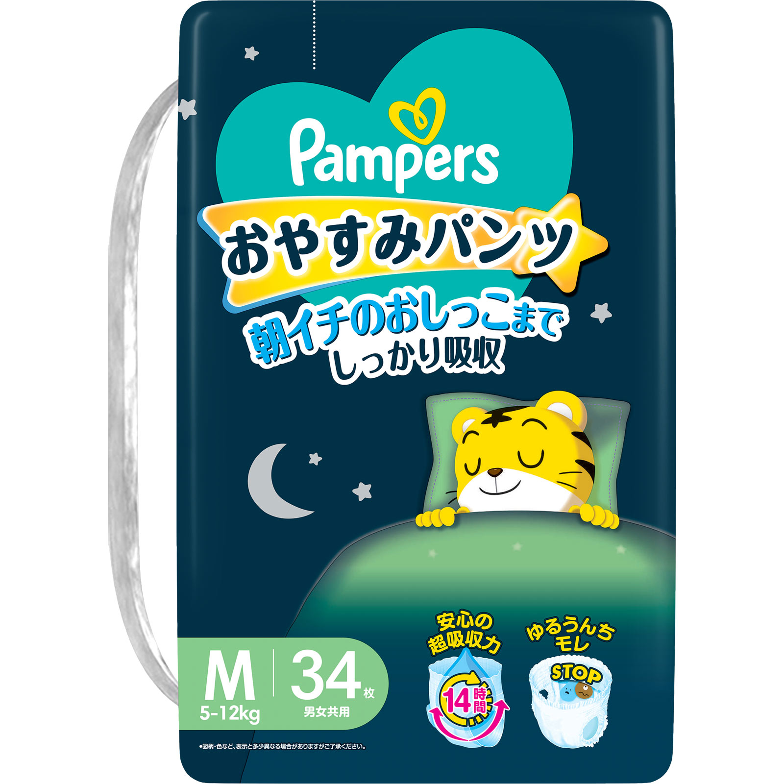 パンパース　おやすみパンツ　スーパージャンボ　Ｍ ３４枚 Ｐ＆Ｇジャパン