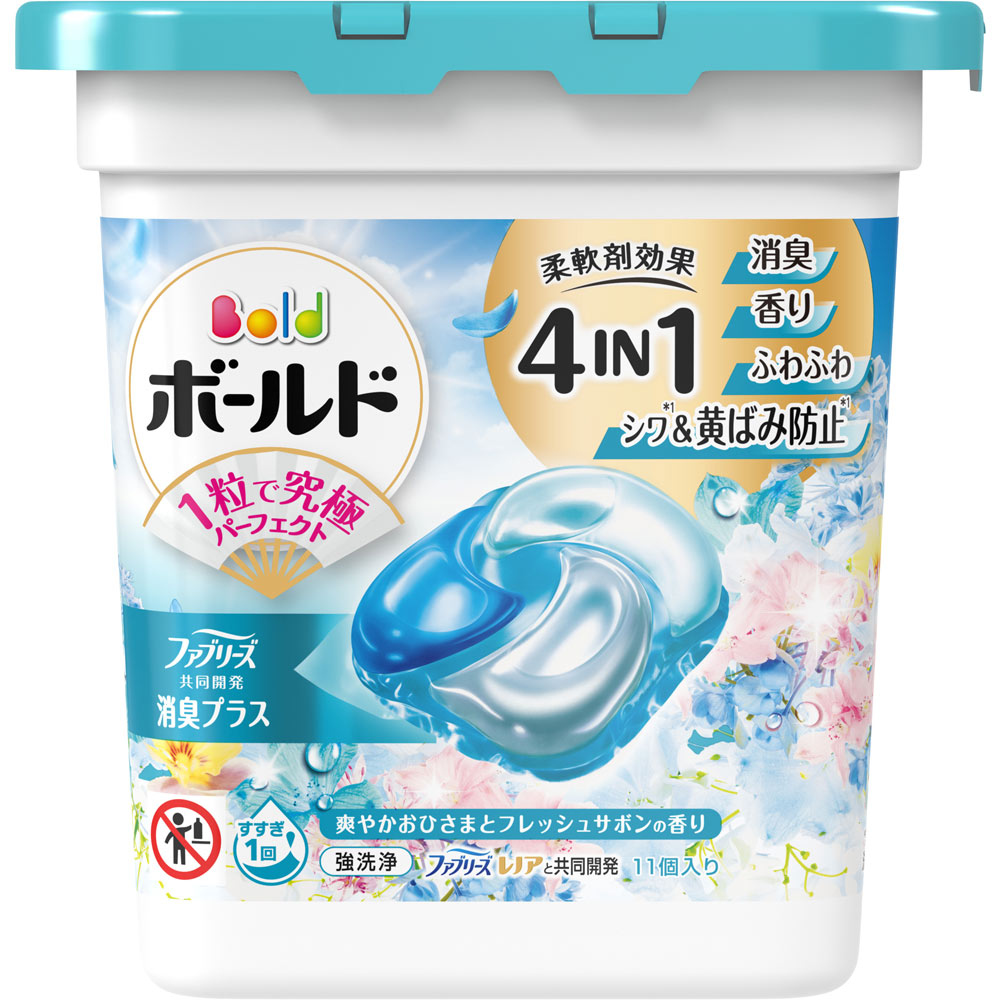 ボールドジェルボール４Ｄ爽やかフレッシュフラワーサボンの香り本体 １１個 Ｐ＆Ｇジャパン