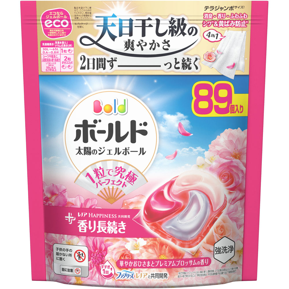 ボールドジェルボール４Ｄプレミアムブロッサムテラジャンボ ８９個 Ｐ＆Ｇジャパン