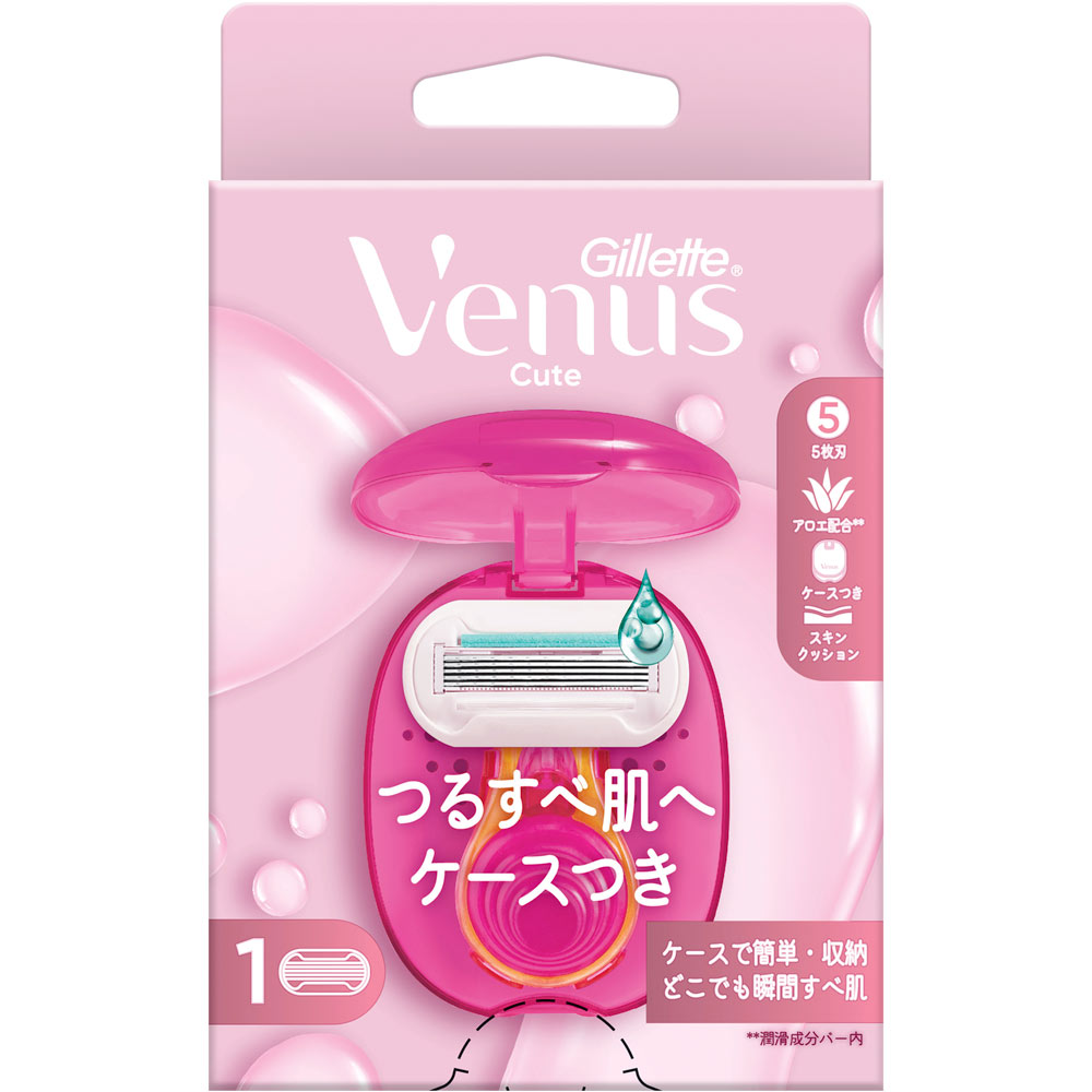ヴィーナスうるおい肌ケース付きホルダー 替刃１個付 Ｐ＆Ｇジャパン