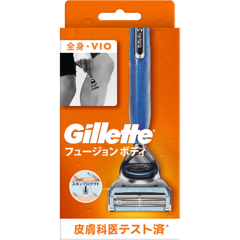 ジレット フュージョン ボディ マニュアル カミソリ 男性 本体 替刃１個付 Ｐ＆Ｇジャパン