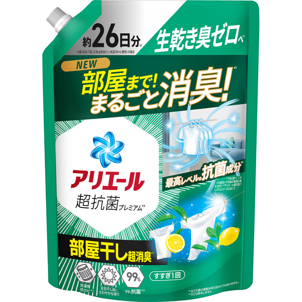 アリエールジェル部屋干しプラス超特大サイズ ６２５ｇ Ｐ＆Ｇジャパン