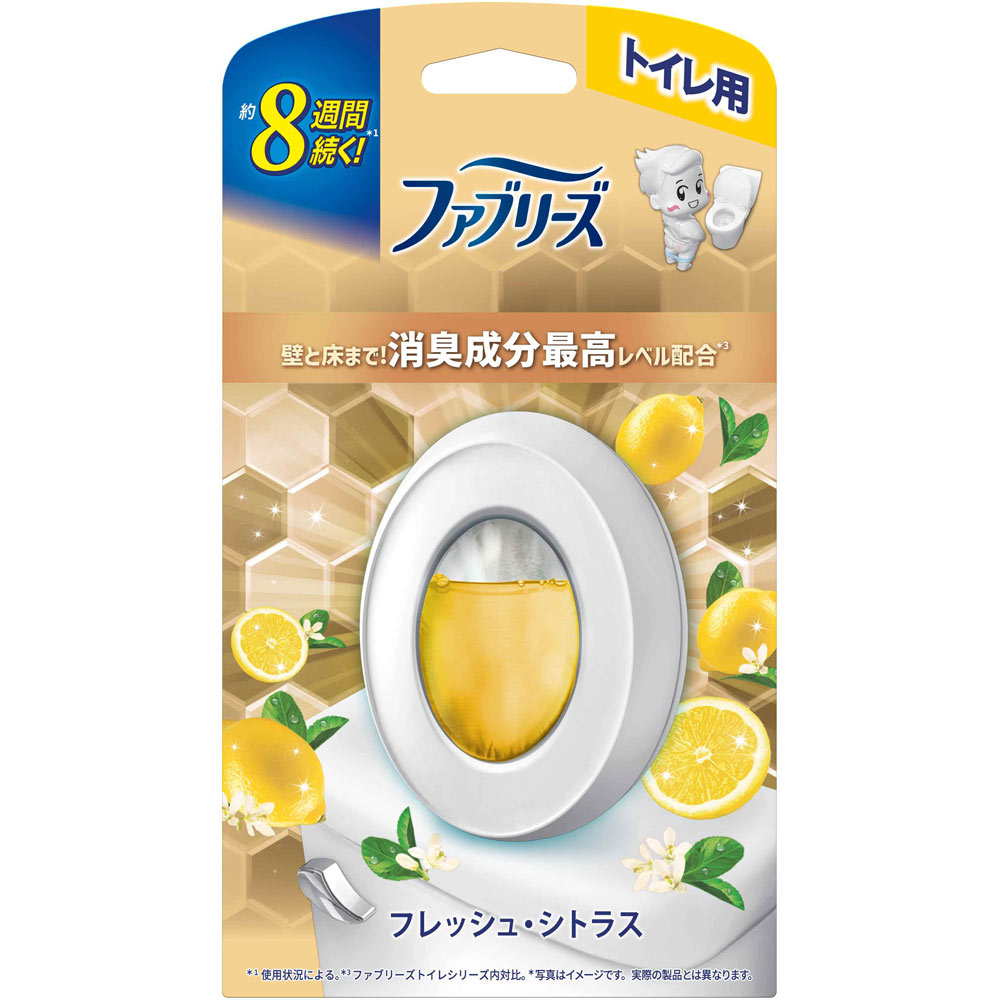 ファブリーズトイレ用消臭剤プレミアムシリーズ消臭成分最高レベルフレッシュ・シトラス ６．３ｍｌ Ｐ＆Ｇジャパン