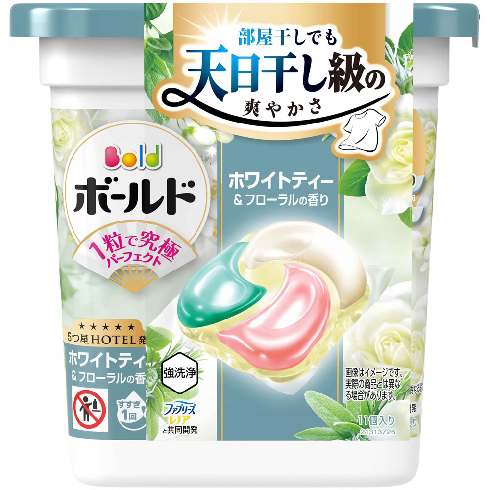 ボールドジェルボール４Ｄ心弾けるホワイトティー＆フローラルの香り本体 １１個 Ｐ＆Ｇジャパン