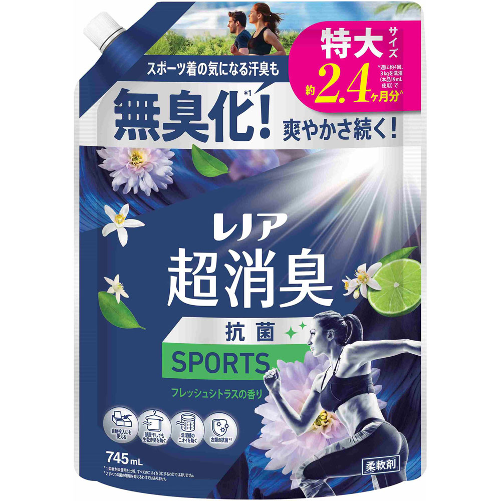 レノア超消臭スポーツシトラス詰替特大 ７４５ｍＬ Ｐ＆Ｇジャパン
