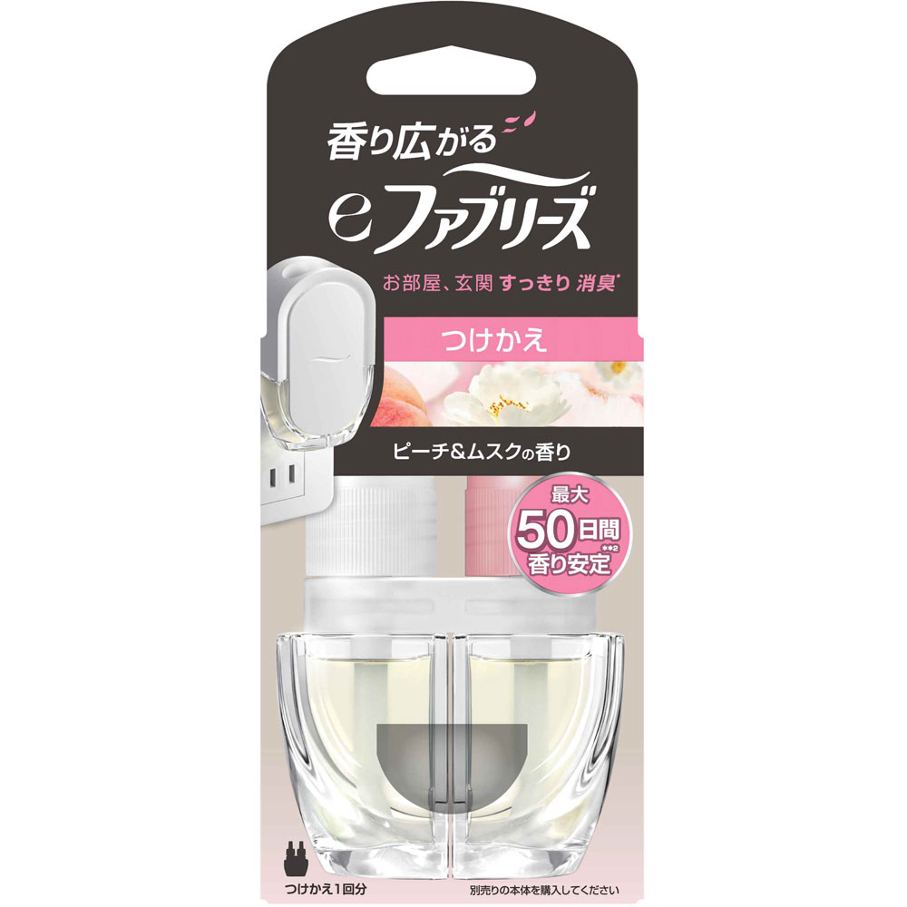 ｅファブリーズ　ピーチアンドムスクの香り　替１個 ２６ｍｌ Ｐ＆Ｇジャパン