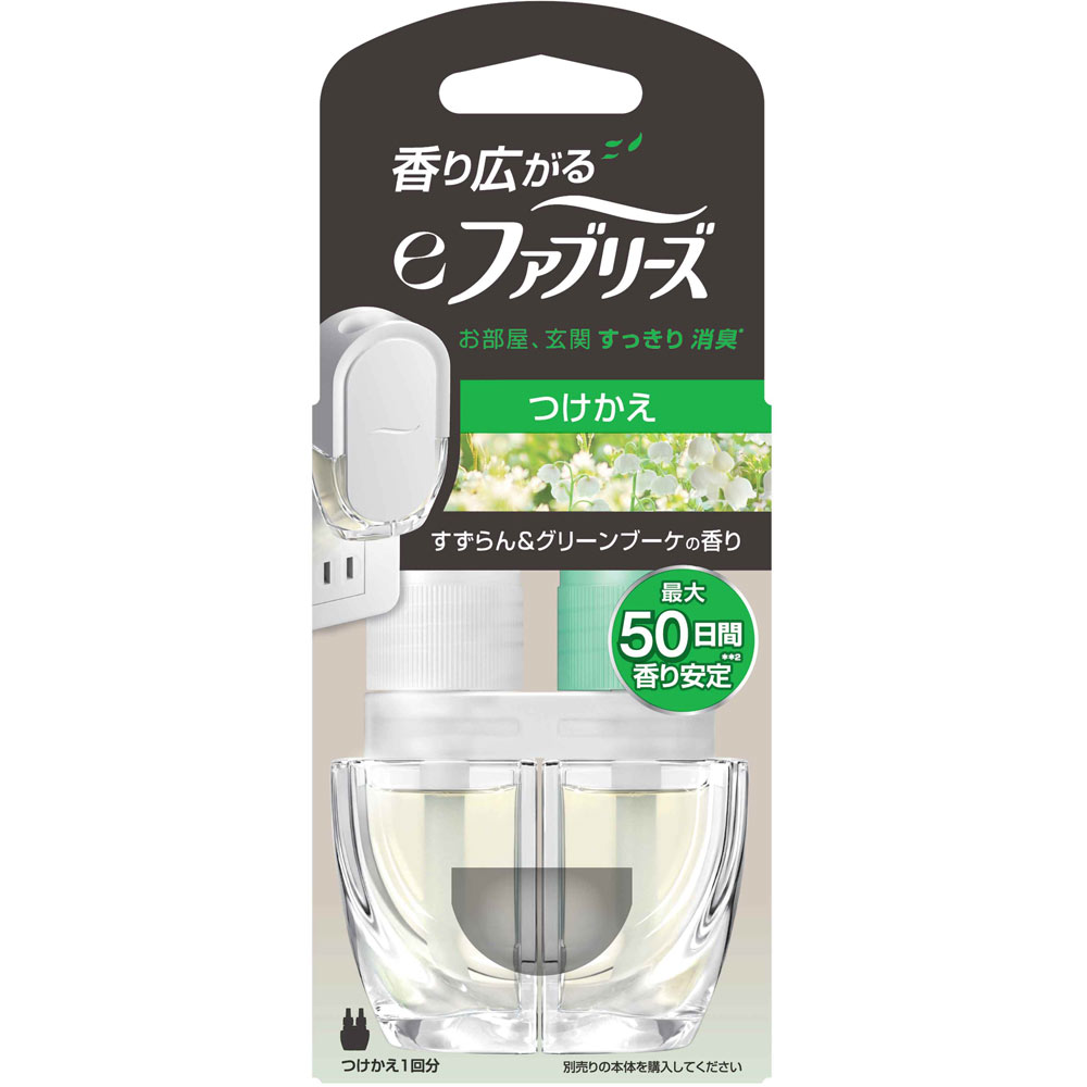 ｅファブリーズ　すずらんアンドグリーンブーケの香り　替１個 ２６ｍｌ Ｐ＆Ｇジャパン