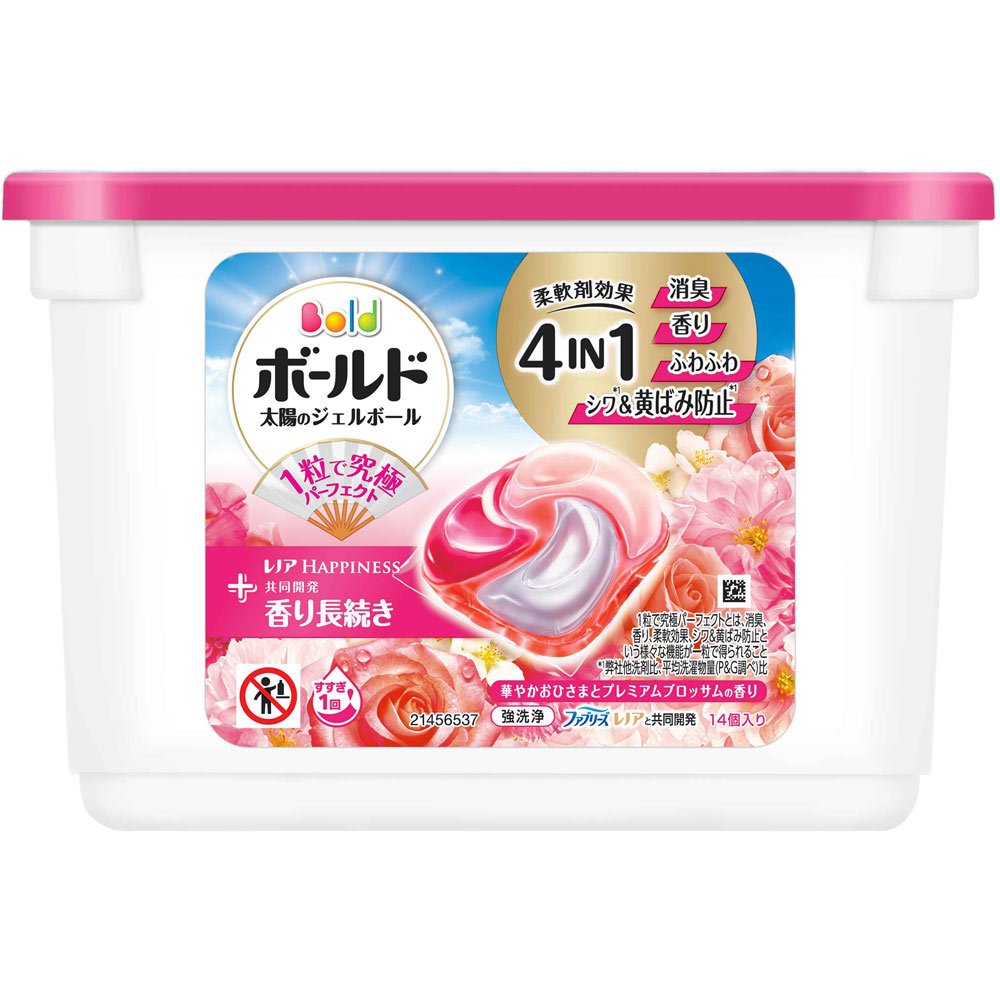 ボールドジェルボール４Ｄプレミアムブロッサム本体 １４個 Ｐ＆Ｇジャパン