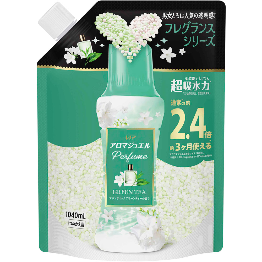 レノアアロマジュエルグリーンティー詰替特大 １０４０ｍＬ Ｐ＆Ｇジャパン