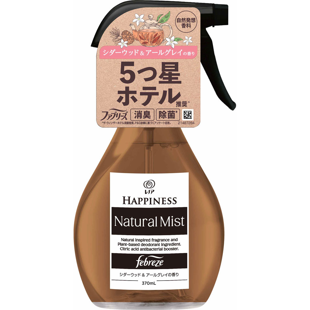 レノアハピネスナチュラルミストシダーウッド本体 ３７０ｍＬ Ｐ＆Ｇジャパン