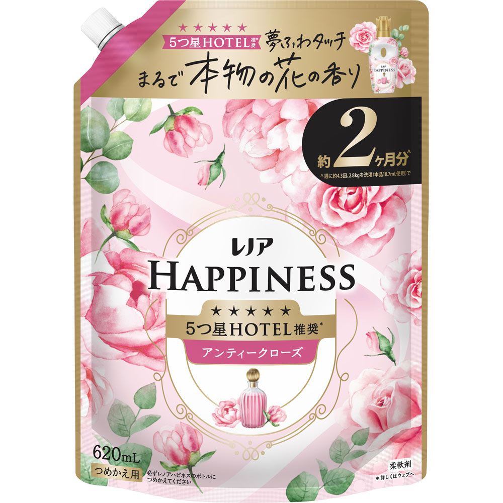 レノアハピネス夢ふわタッチアンティークローズ特大 ６２０ｍＬ Ｐ＆Ｇジャパン