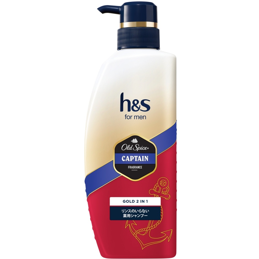 ｈ＆ｓ ｆｏｒ ｍｅｎ ゴールド２ｉｎ１ オールドスパイス キャプテンの香り ポンプ ３５０ｇ Ｐ＆Ｇジャパン