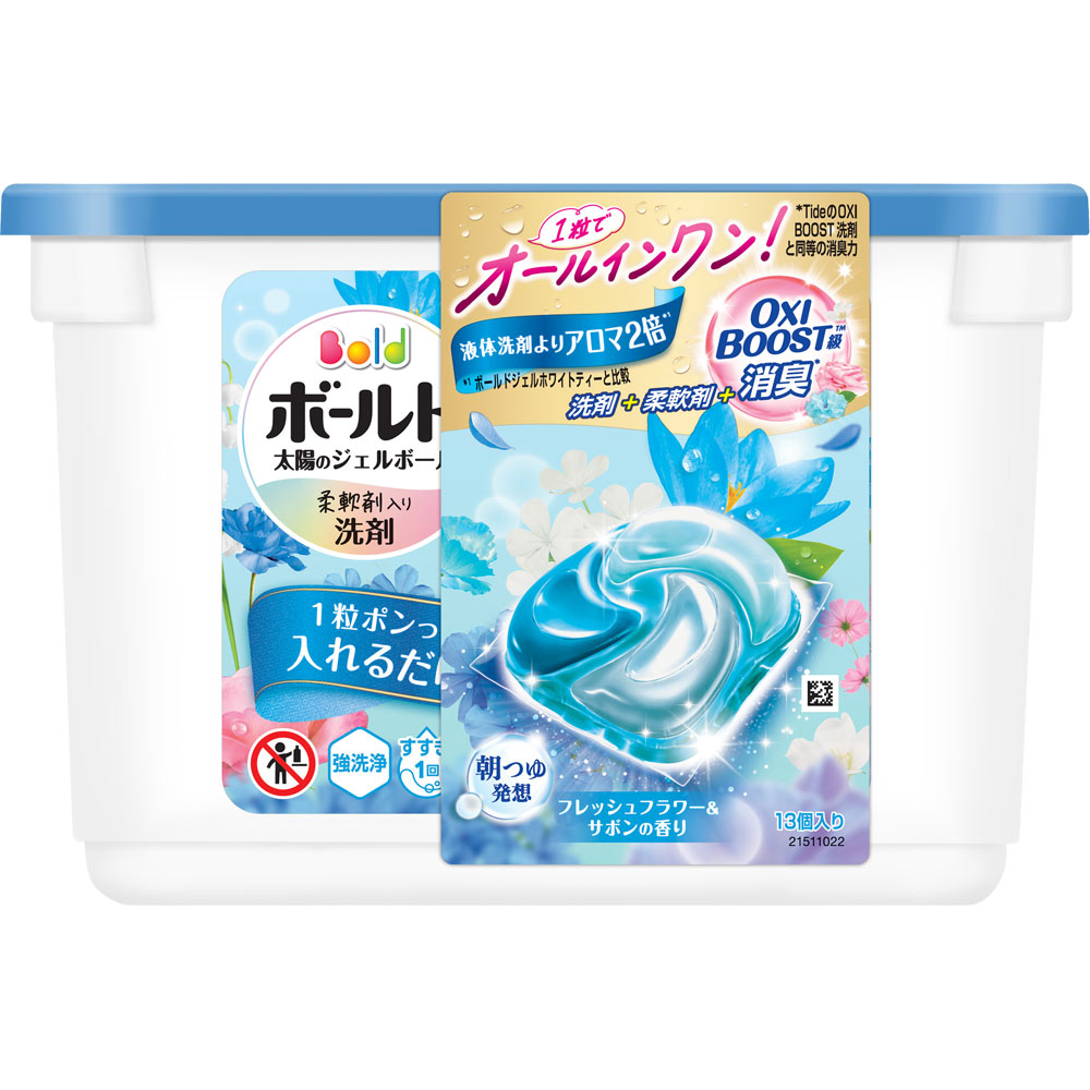 64個入×6袋　ボールド ジェルボール フレッシュフラワーサボンの香り　新品 ボールドジェルボール4D フレッシュフラワーアンドサボンの香り 本体