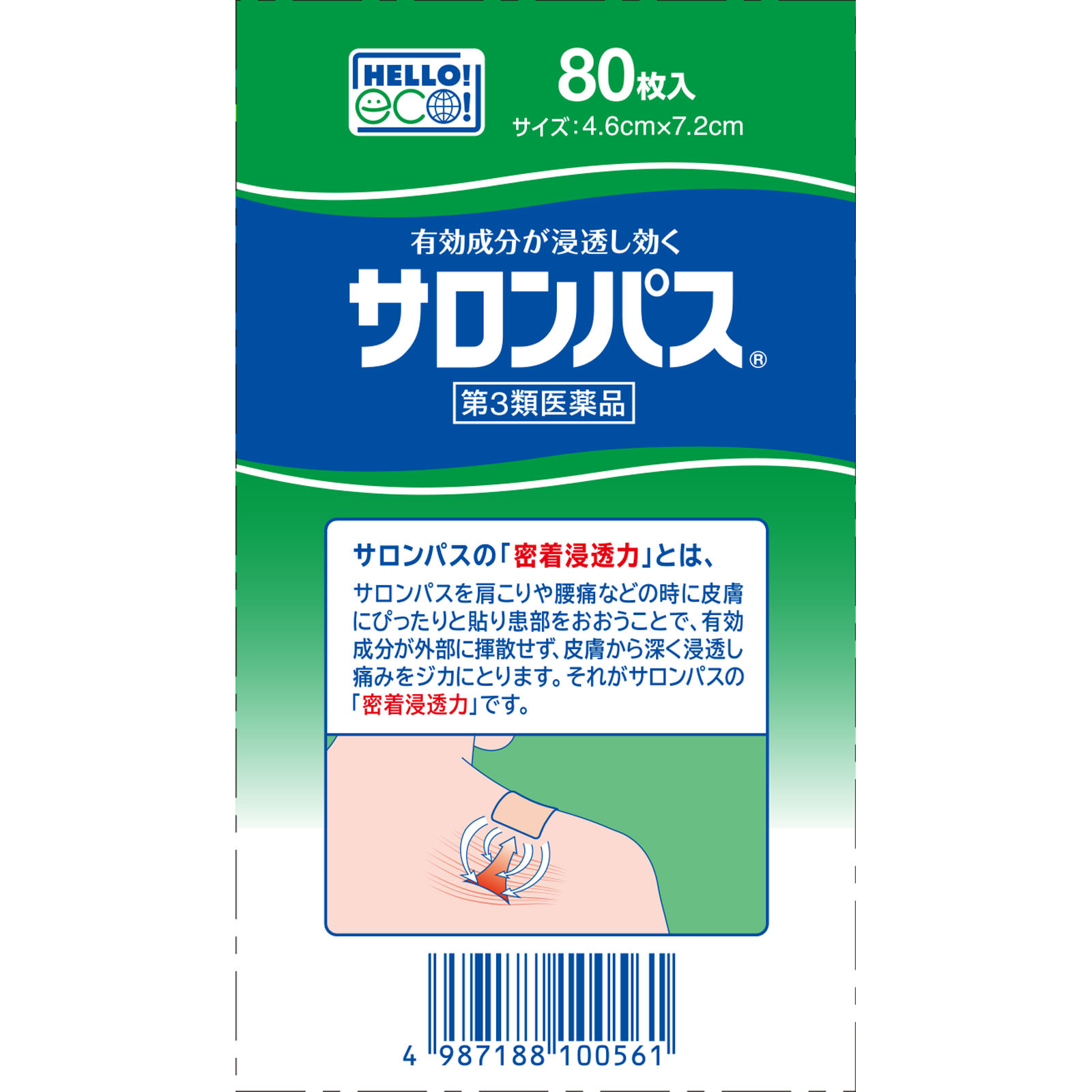 サロンパス ８０枚 久光製薬 【第3類医薬品】