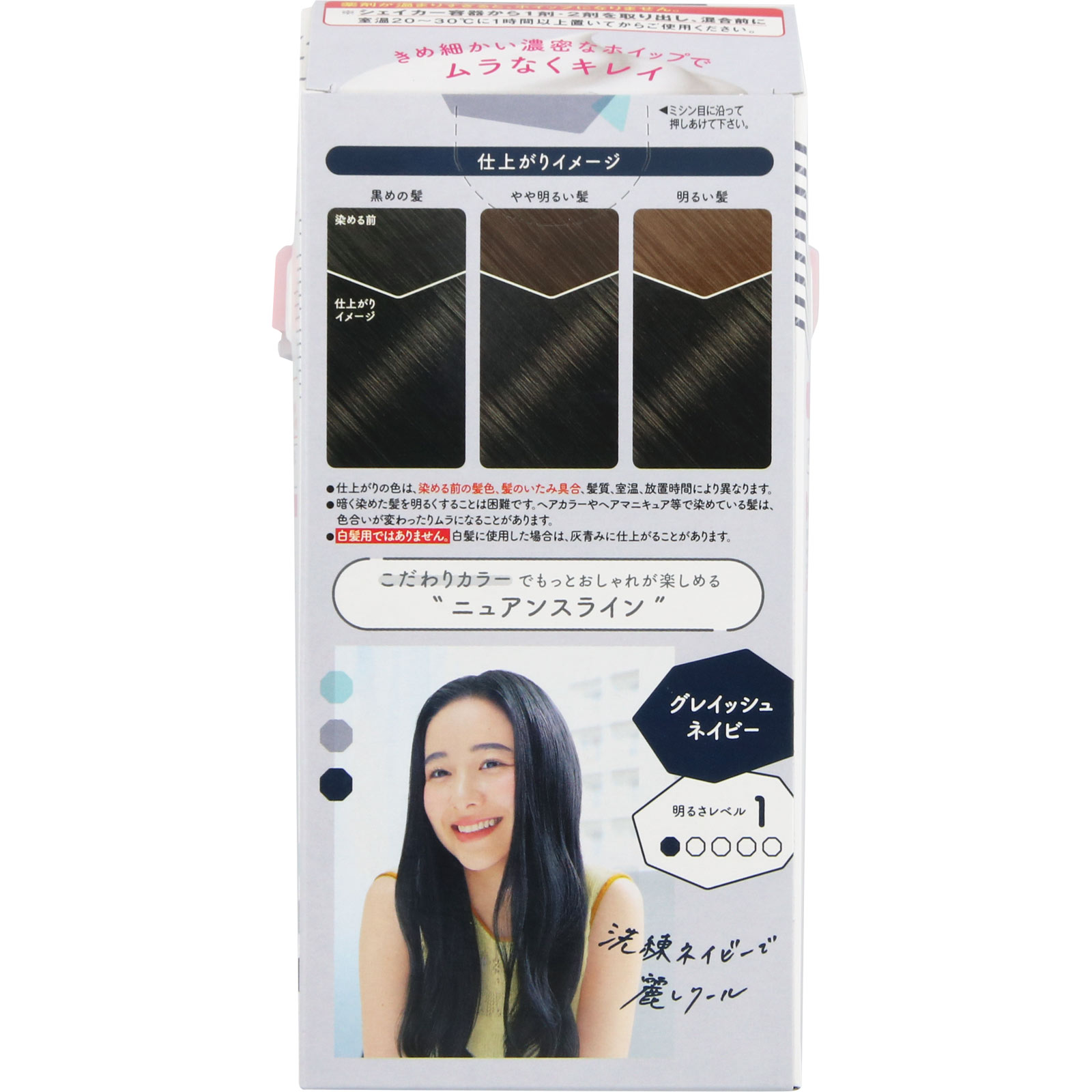 ビューティラボ ホイップヘアカラー グレイッシュネイビー グレイッシュネイビー ホーユー (医薬部外品)