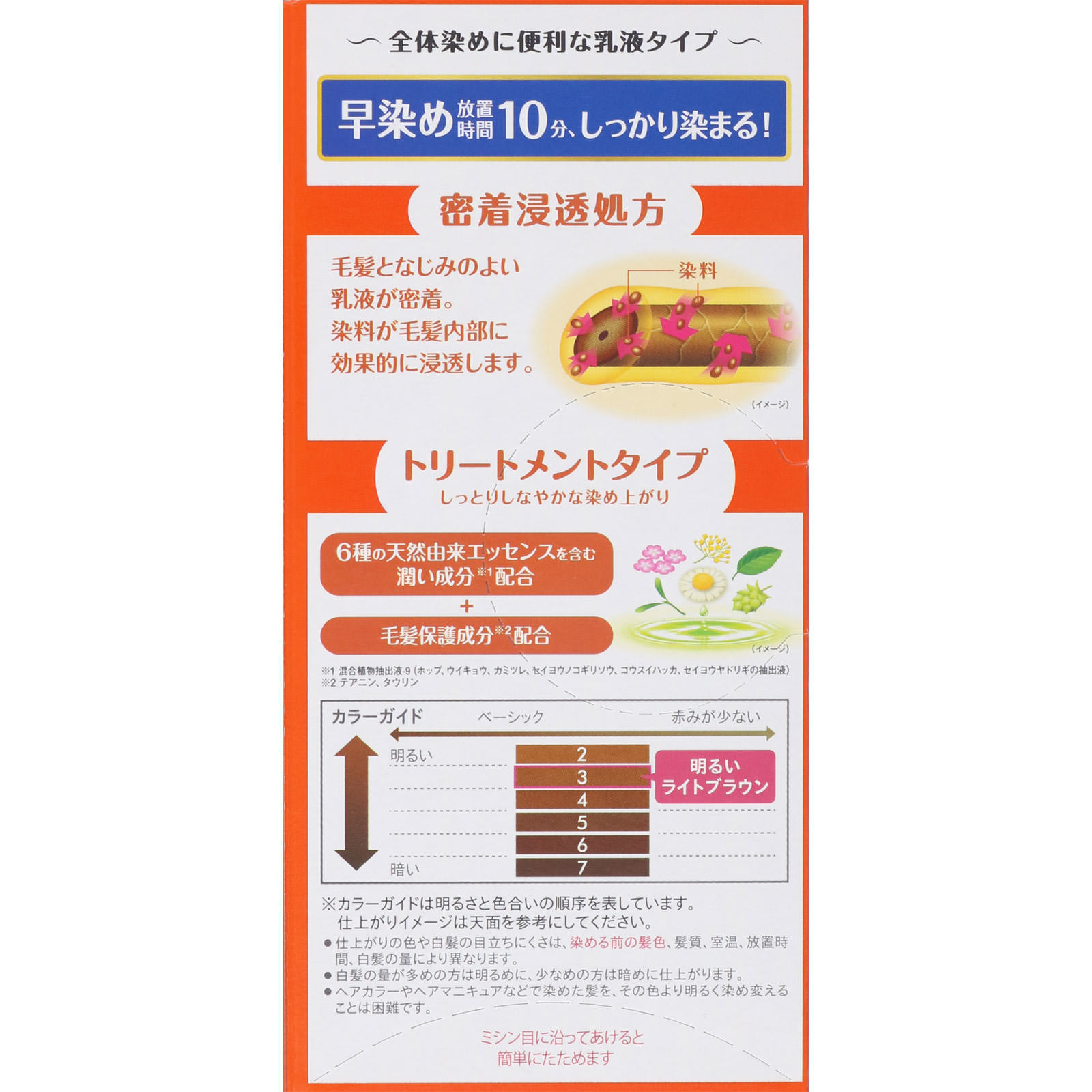 ビゲン スピーディカラー 乳液 ３ 明るいライトブラウン ４０Ｇ＋６０ｍＬ ホーユー (医薬部外品)