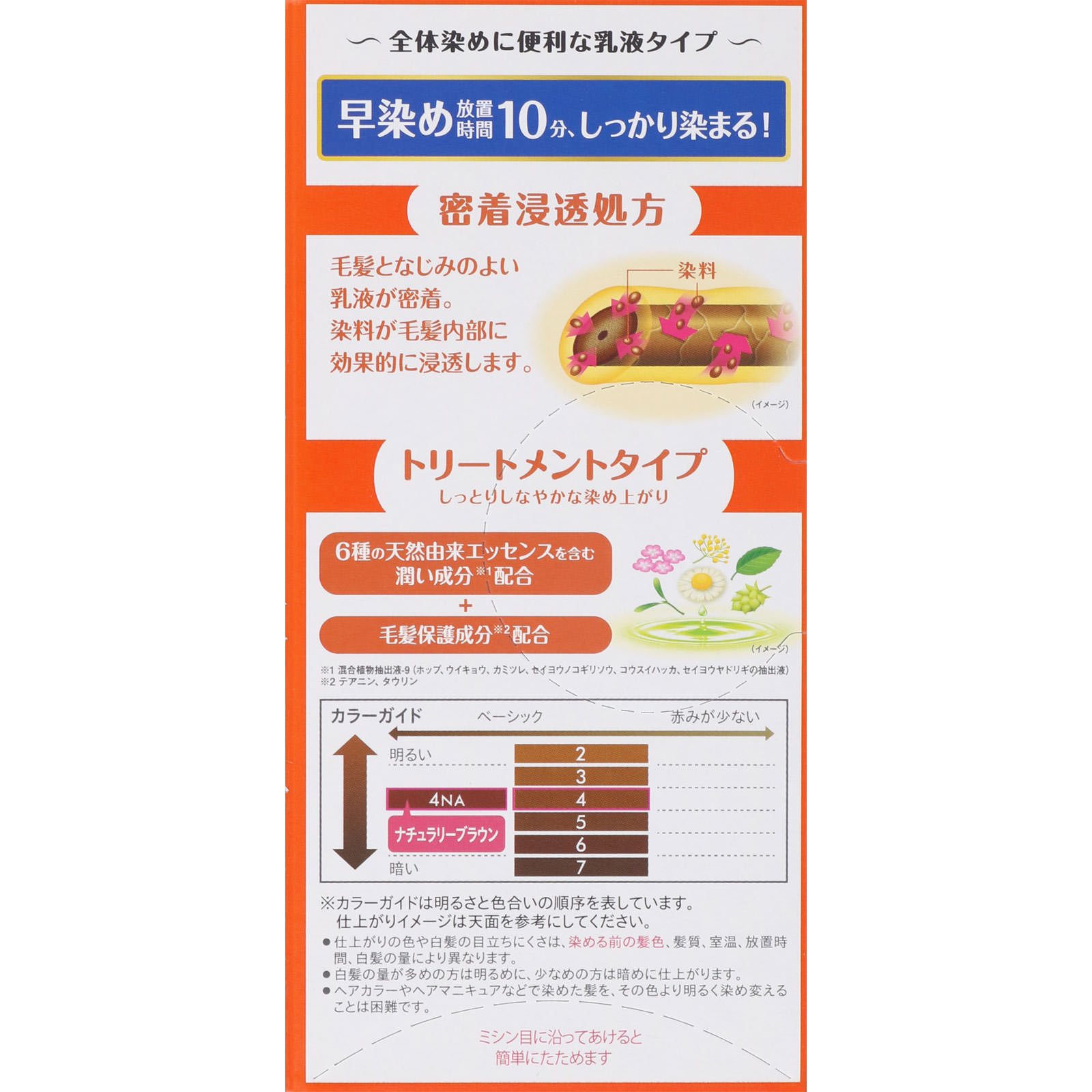 ビゲン スピーディカラー 乳液 ４ＮＡ ナチュラリーブラウン ４０Ｇ＋６０ｍＬ ホーユー (医薬部外品)