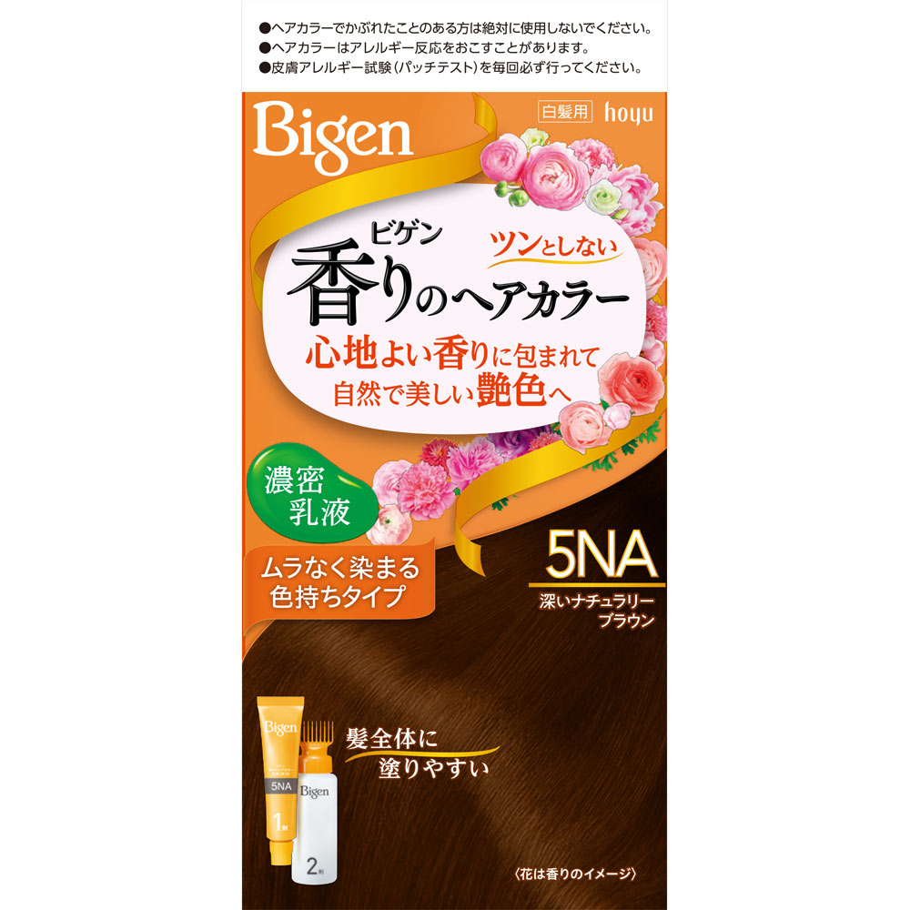 ビゲン 香りのヘアカラー 乳液 ５ＮＡ 深いナチュラリーブラウン ホーユー (医薬部外品)