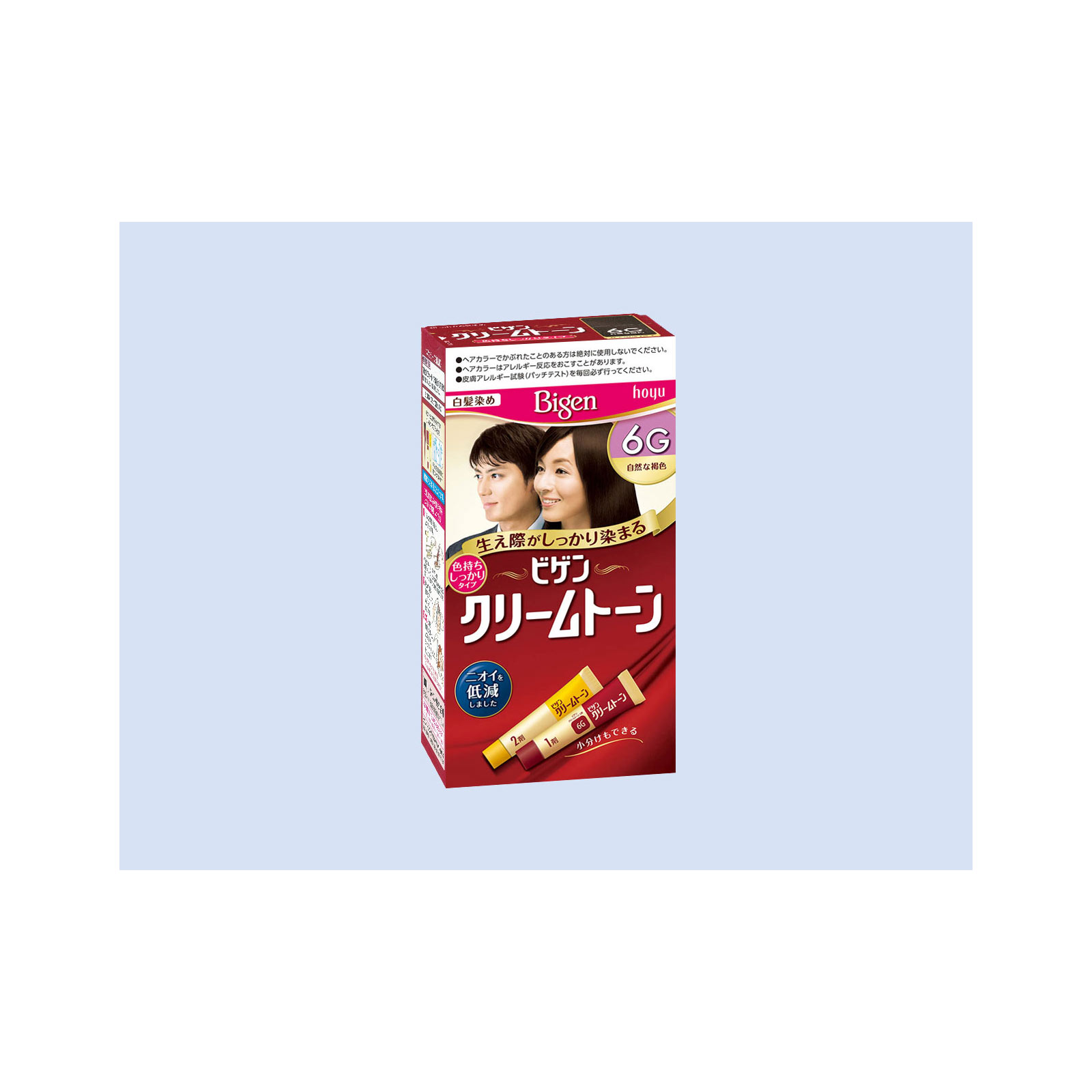 ビゲン クリームトーン ６Ｇ 自然な褐色 ４０ｇ＋４０ｇ ホーユー (医薬部外品)