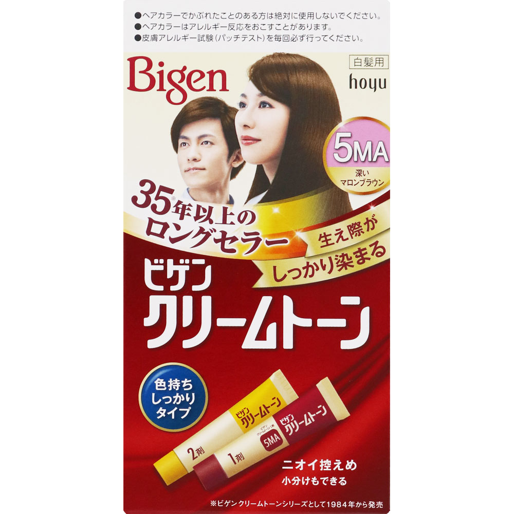 ビゲン クリームトーン ５ＭＡ 深いマロンブラウン ホーユー (医薬部外品)