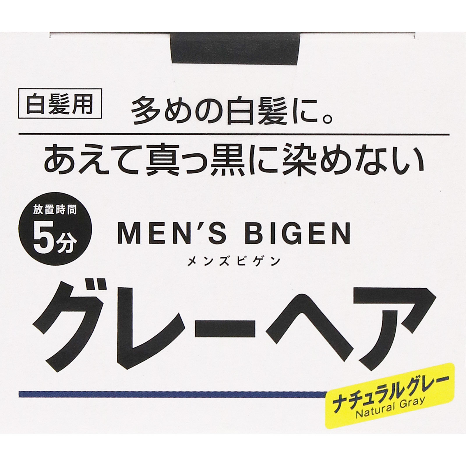 メンズビゲングレーヘア　ナチュラルグレー ４０Ｇ＋４０Ｇ ホーユー (医薬部外品)