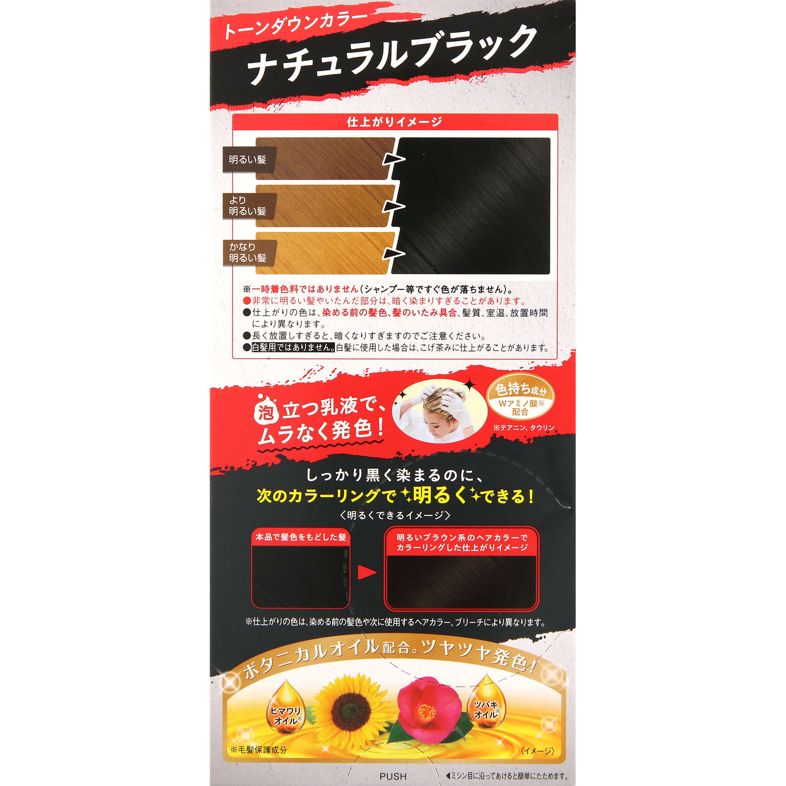 ビューティーン トーンダウンカラー ナチュラルブラック ３２Ｇ＋９６ｍＬ＋５ｍＬ ホーユー (医薬部外品)