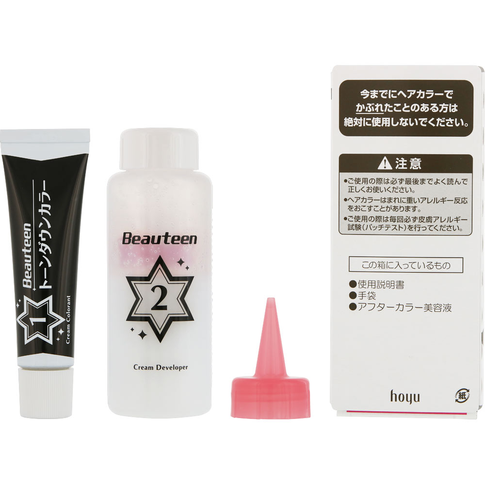 ビューティーン トーンダウンカラー スーパーブラック ３２Ｇ＋９６ｍＬ＋５ｍＬ ホーユー (医薬部外品)