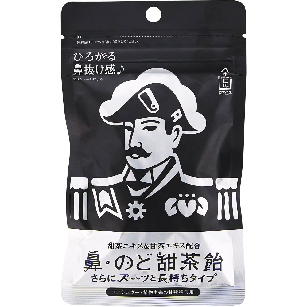 鼻・のど甜茶飴さらにスーッと長持ちタイプ ３８ｇ 森下仁丹