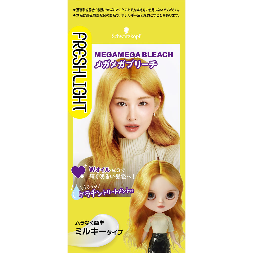 フレッシュライト メガメガブリーチ ２５ｇ＋８３ｍＬ＋２２ｇ ヘンケルジャパン (医薬部外品)